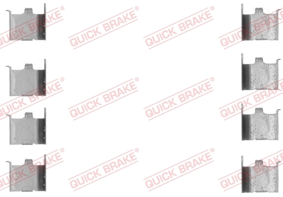 Accessory Kit, disc brake pad